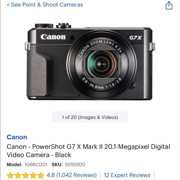 Canon G7X Camera - Picture 3 of 3